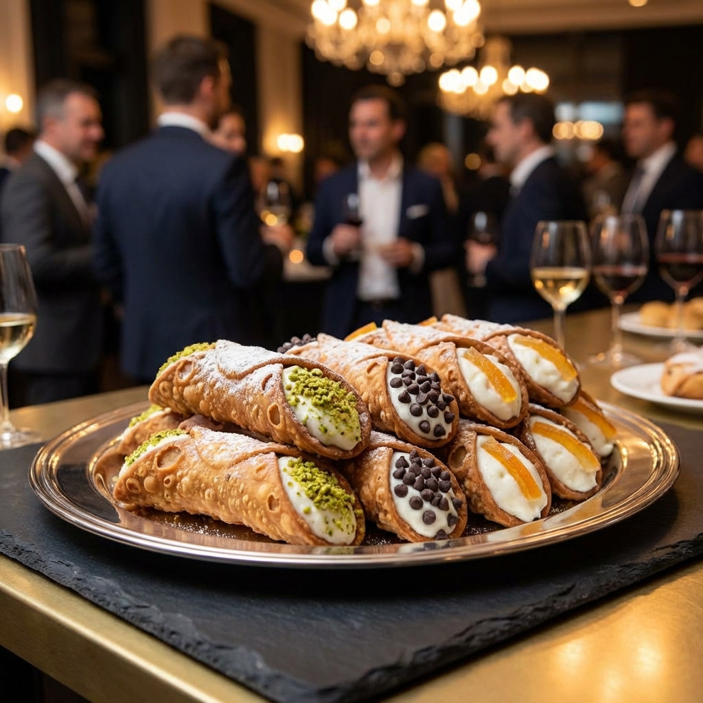 Buffet de Cannolis Siciliens pour événements d'entreprise